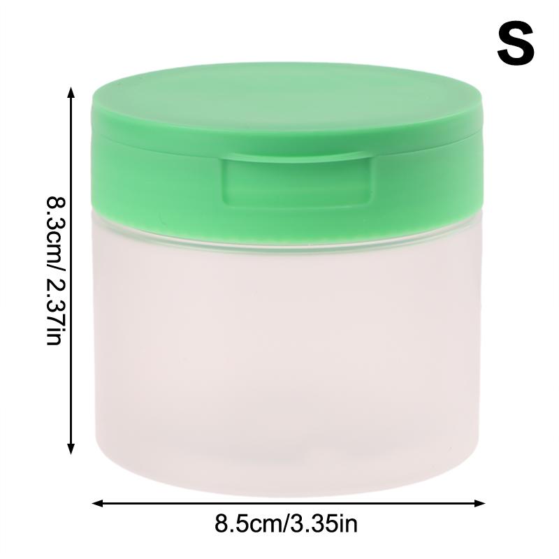 1Pcs 250/300/350Ml Makeup Remover Cotton Cream Jar Lid Body Lotion Scrub Jar Cosmetic Container Travel Portable Bottle