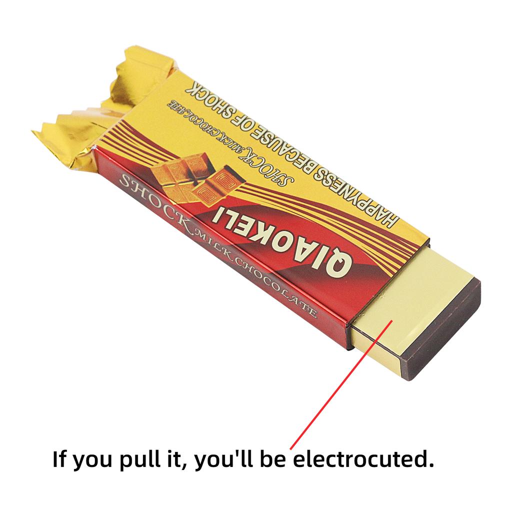 A Toy That Triggers an Electric Shock When Pulling Chocolate, a Humorous Prank Toy, and an April Fool's Day Prank Friend's
