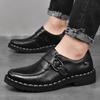 Nové Pánské Boty Klasické Pánské Společenské Boty S Přezkou Kožené Svatby Boty Pánské Formální Baleríny Business Boty Luxusní Značka Černé Boty Pánské