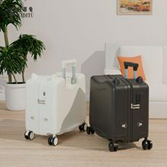 20-Inch Aluminum Frame Trolley: Sturdy, Durable, Lockable Cabin Case for Men & Students
