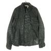 Az by Junhashimoto Long Sleeve Wrinkles Leather Shirt L Black Cowhide Men's Used