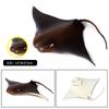 Oenux 10PCS Sea Life Animals Ray Devilray Mantaray Model Action Figures Figurines Ocean Marine Aquarium Education Kids Toy Gift