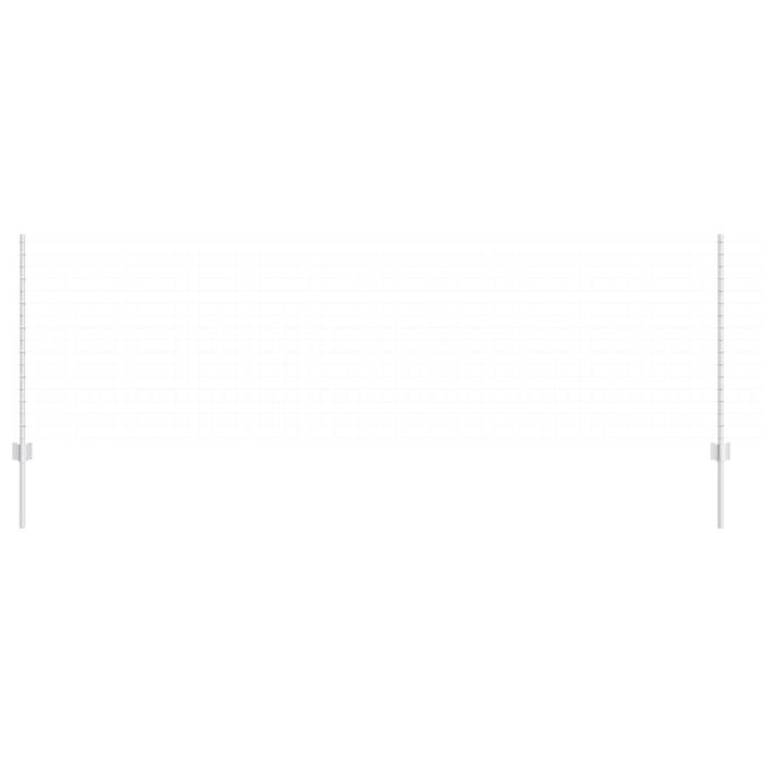 VidaXL Poteaux de Clôture 88 pcs U-Channel Argent 140 cm Acier 3335955