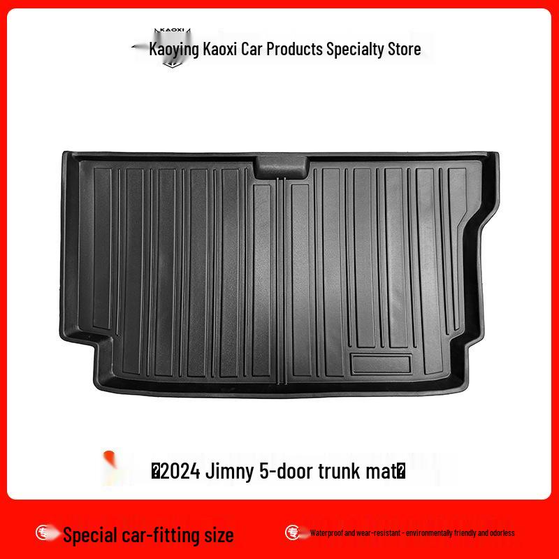 Jiminy Suzuki Jimny TPE Floor Mats - High Edge, Wear-Resistant, Waterproof, Left/Right Hand Drive Compatible, Carpet Surface.