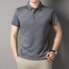 Men's Short Sleevet Summer Ice Lapel Collarpolo Casual Top