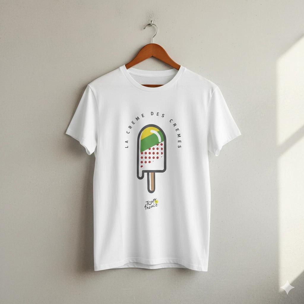 Unisex Adult Casual Music La Creme Des Cremes Ice Cream Graphic T-S... XXXL