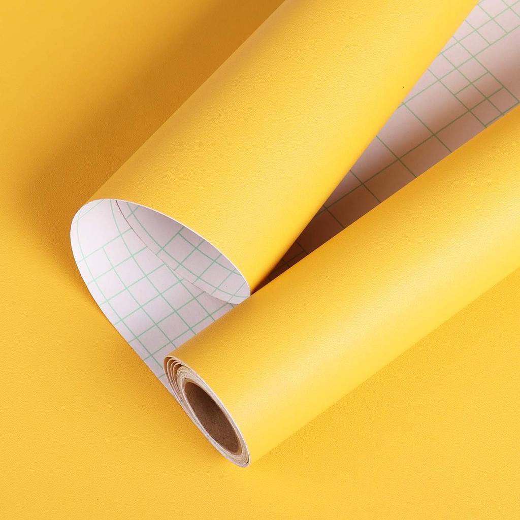 Solid Color Matte Frosted Contact Paper Vinyl Self Adhesive Waterproof Wallpaper for Home Decor Peel and Stick Sticker
