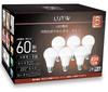 LUTW LED Bulbs, E26 Base, Warm White, 9W, 900lm, 60W Equivalent, 2700K, 220° Wide Beam, High Color Rendering, Compatible with Enclosed Fixtures,