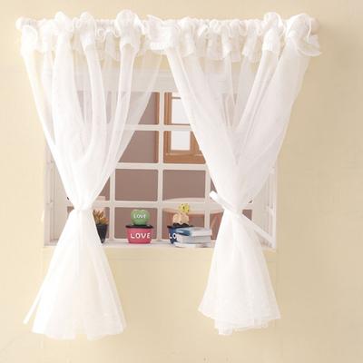 1/6 1/12 Dollhouse Accessory Miniature Lace Window Curtain Mini Bedroom Furniture Accessory Realistic Micro Landscape Ornament Photo Prop