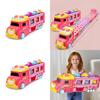 Childrens Multifuntional Inertia Princess Car Toy With Foldable Track For Handeye Coordination