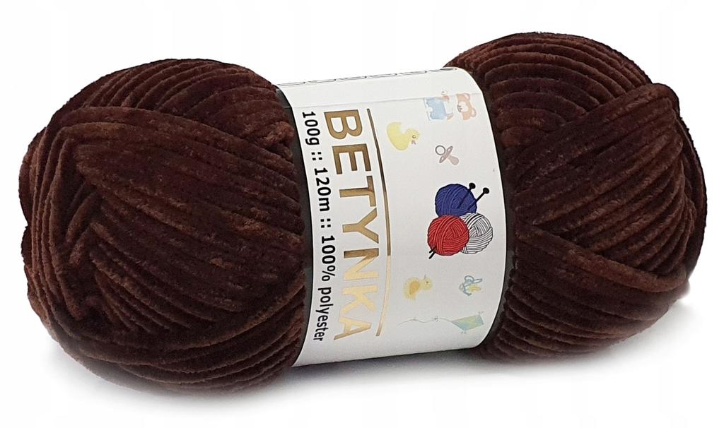 Betynka soft baby yarn for mascots brown 336