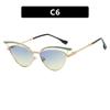 Hollowed Sexy Cat Eye Sunglasses for Women Fashion Trendy Luxury Brand Designer Casual Outdoor Sun Glasses Y2k Shades Eyewear
