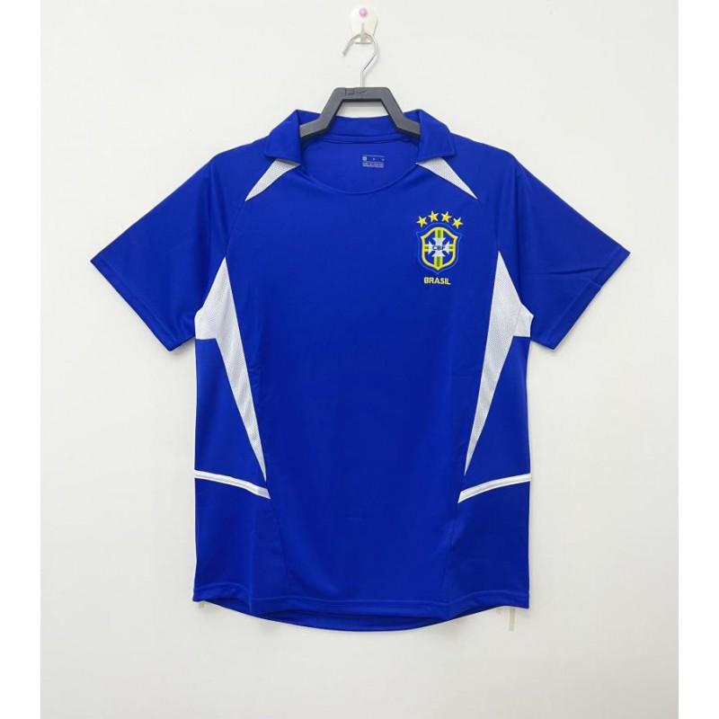 Brazil Retro Football Jersey Classic Short Sleeve Sportswear Men