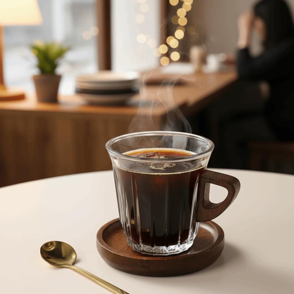 Heat-resistant Coffee Tea Set Durable Coffee Mug Creative Glass Coffee Cup  Tea Ceremony