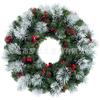 Christmas Wreath Door Hanging Decor Home Mall Window Party Festive Simulation Ornament