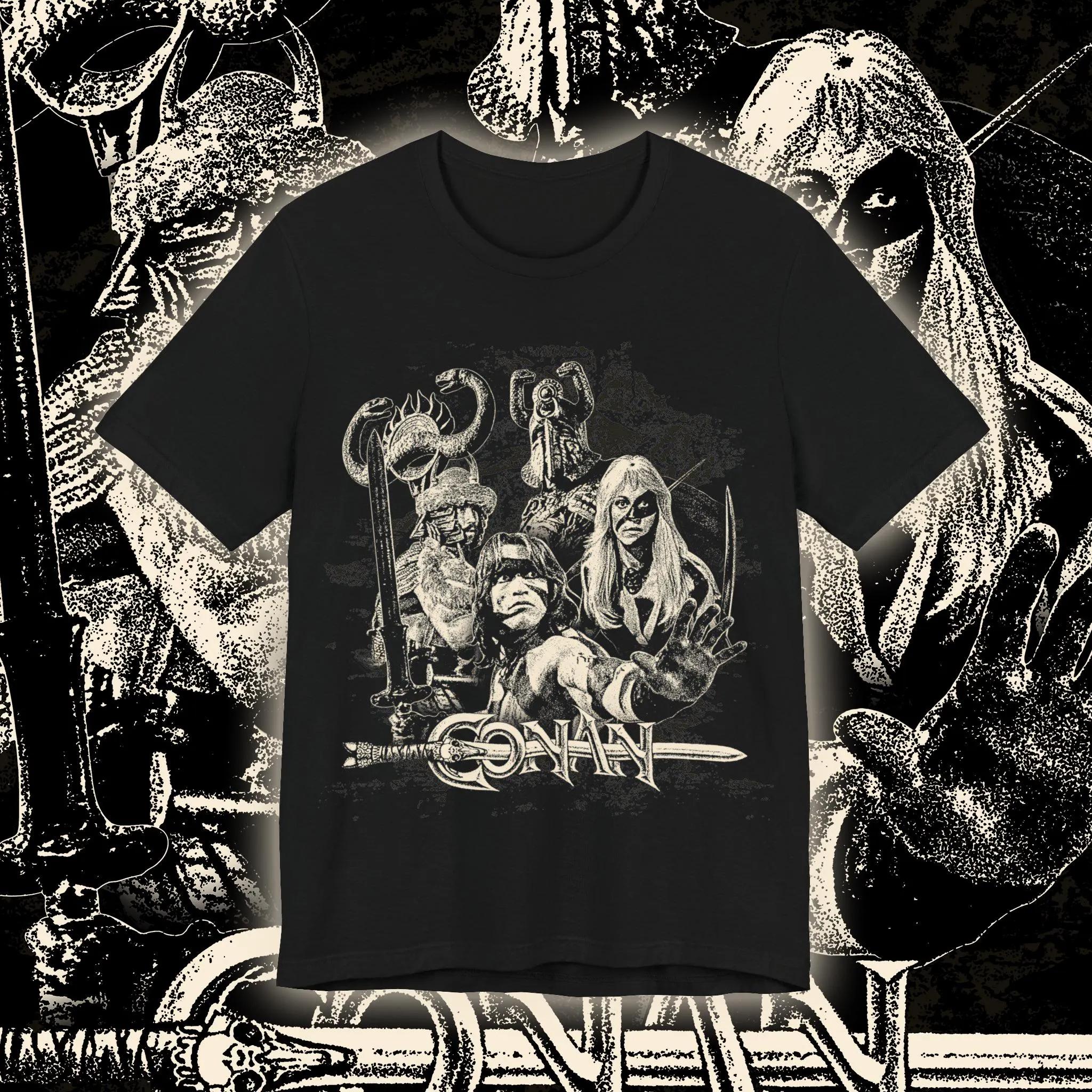 

Conan The Barbarian Shirt Printed Pattern Short-sleeved T-shirt for Both Men and Women A Street Outfit S