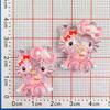 Faceted Glitter Kiki Cat Resin Accessories: DIY Hair Clips, Headwear Ornaments, Phone Case Decorations, Stickers
