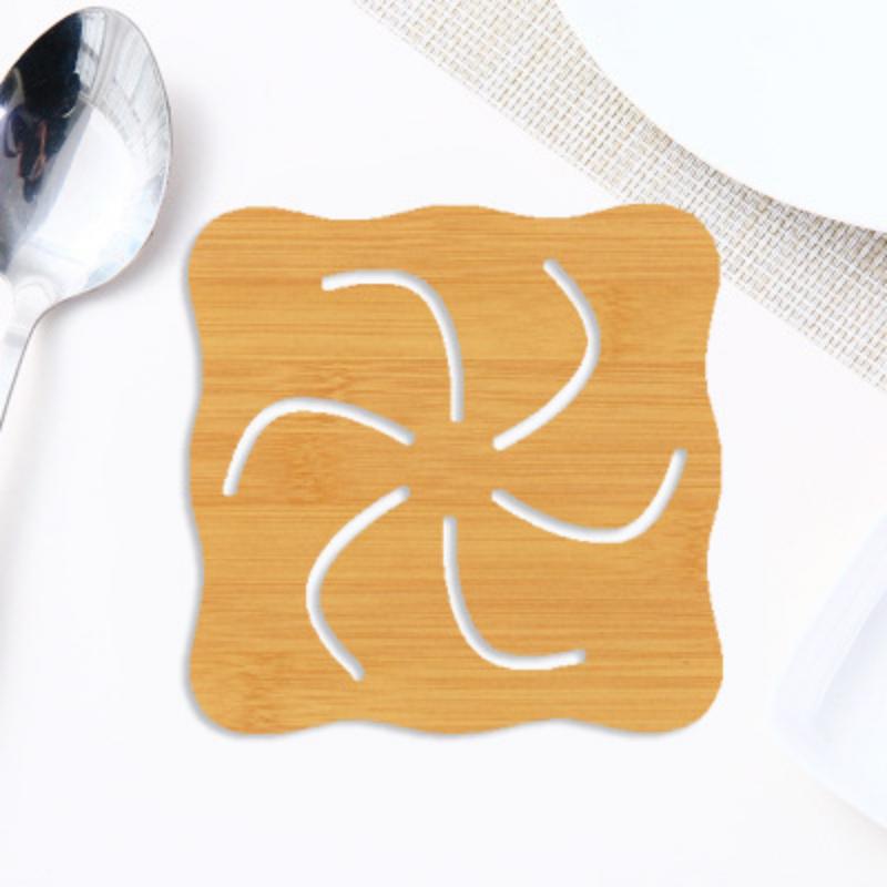 Table Mat Wooden Cartoon Heat Insulation Mat Table Mat Non-slip Pan Mat Mat Mat Teacup Mat