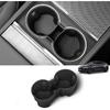 LUCKEASY Center Console Water Cup Holder for 2026 2025 Tesla Model Y Juniper New TPE Car Interior Organizer Center Console Water Drink Limiter Holder