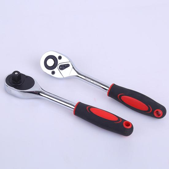 24 Teeth Chrome Steel Quick Release High Torque Ratchet Wrench Reparing Tool