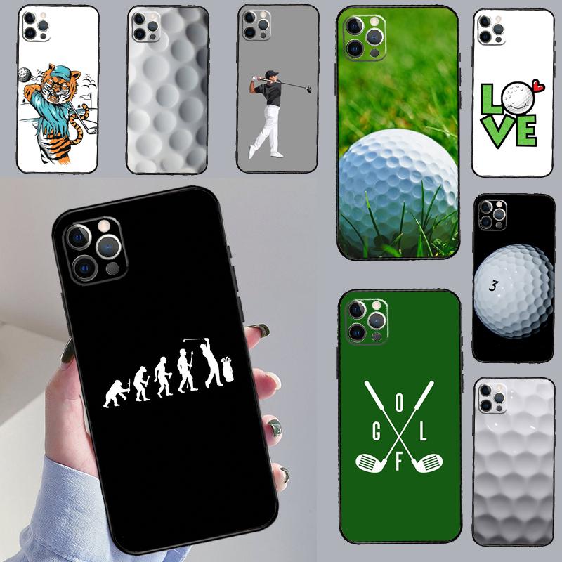 Golf Ball Case For iPhone 14 Pro Max 16 15 11 12 13 17 Pro Max mini 15 16 Plus 16e 17 Air Phone Cover