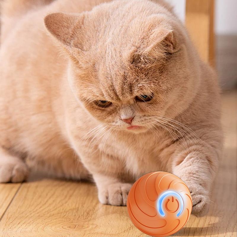 1PC Smart Dog Toy Ball Electronic Interactive Pet Toy Moving Ball USB Automatic Moving Bouncing For Puppy Kitten Birthday Gift