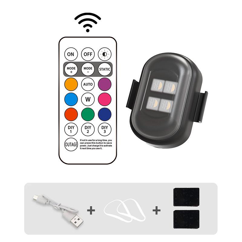 

Беспроводной светодиодный стробоскоп для самолетов, автомобилей, мотоциклов и дронов - Предупредительный и навигационный с дистанционным управлением