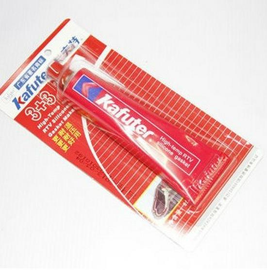 

Kafuter K-3+3 Silicone Gasket Maker Red Glue: Enhanced Temp & Pressure Resistance, Original K-383, 85g.