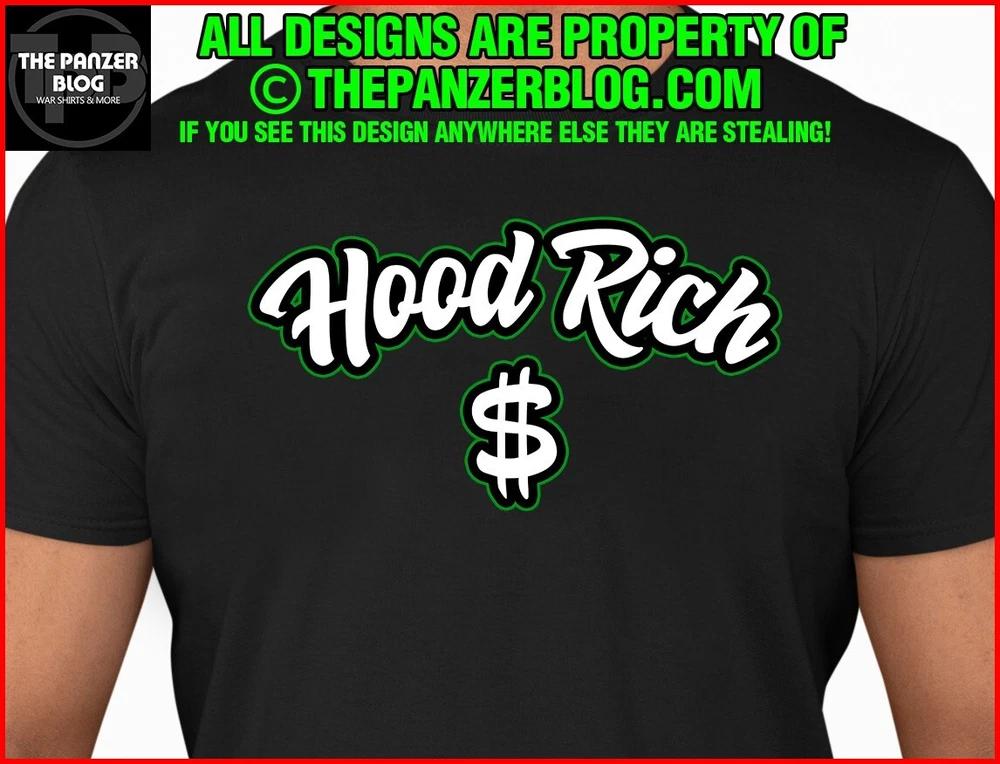 

Hood Rich T-Shirt Urban Thug Gift L