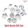 Aluminum Alloy Bath Bomb and Soap Mold - Shallow Hemisphere Design