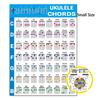 Kid Laminated Ukulele Chord Chart, Circle of Fifths Chart, Ukulele Chords Chart Chords Cheat Sheet Ukulele Chord Poster