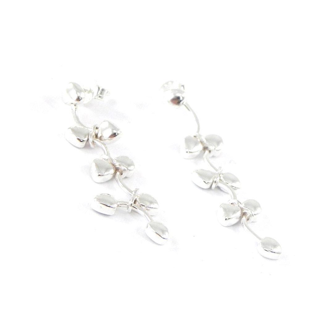 Les Trésors De Lily [C9362] - Silver Earrings 'Romantic Waltz'