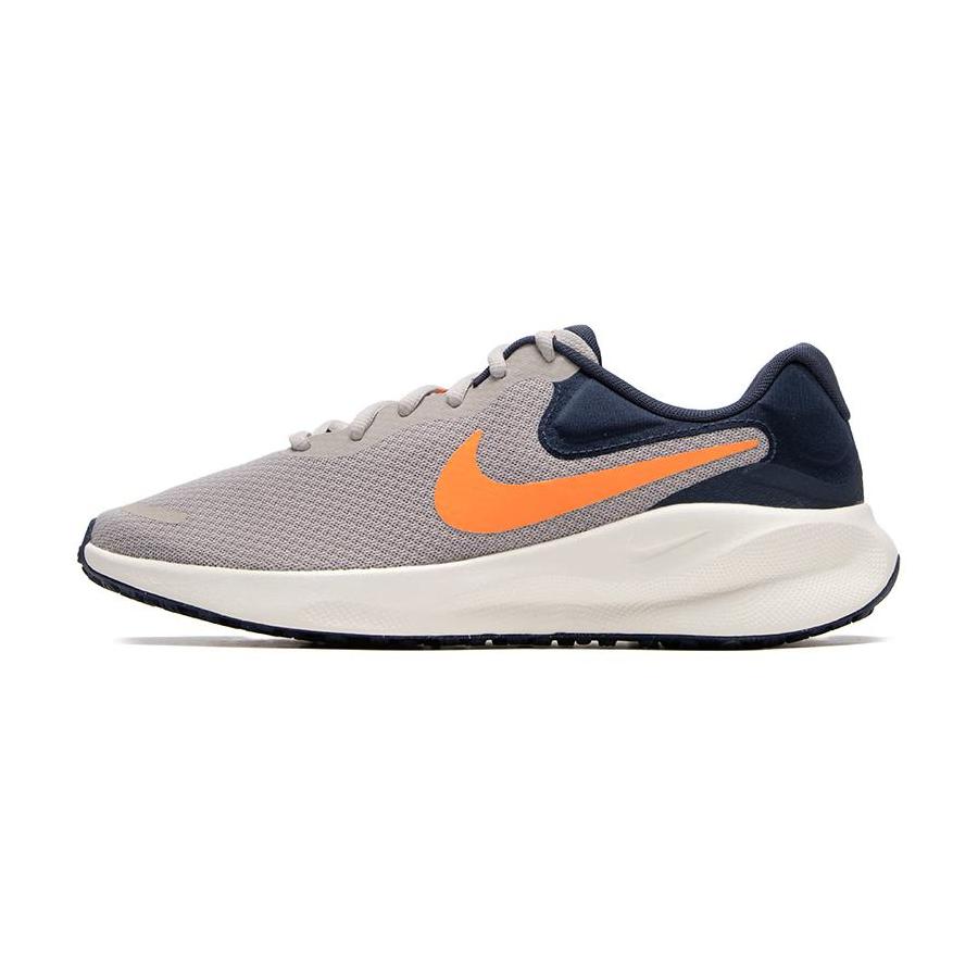 Nike Revolution 7 Light Iron Ore Thunder Blue Sail Total Orange Sneakers FB2207-009