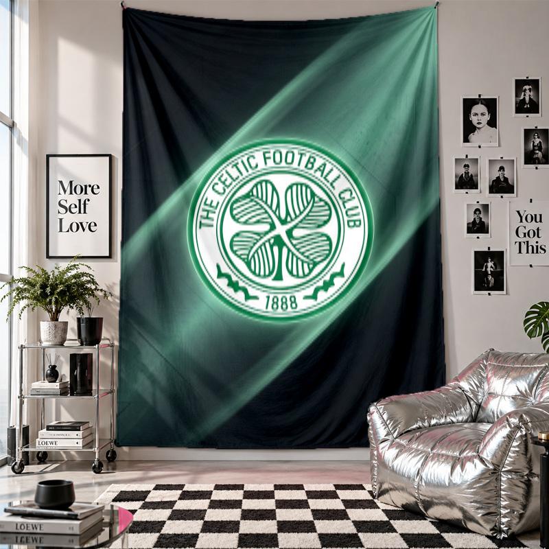 Celtic FC Wall Tapestry Home Decor Wall Hanging Cloth for Bedroom Living Room Background