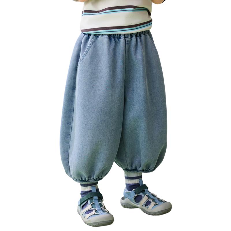 ASK JUNIOR Boys Casual Denim Lantern Pants 100