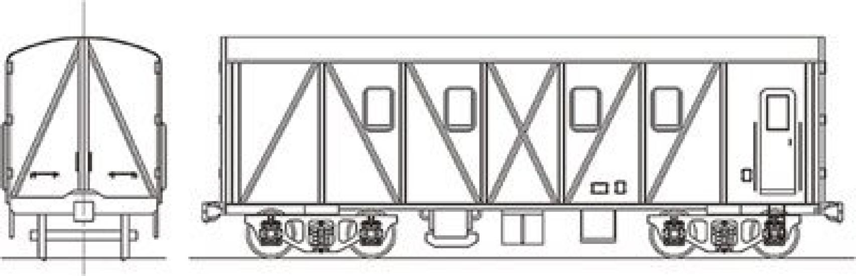 

World Kogei 16 JNR Ke10 Type Inspection Car Assembly Kit No. чёрный