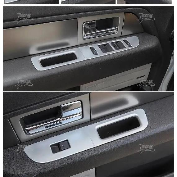 JIDIXIAN Car Interior Window Lift Switch Button Decoration Panel Cover Fit for Ford F150 2009 2010 2011 2012 2013 2014