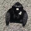 Printed Sweater Short Hoodie Versatile Zipper Cardigan Jacket