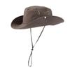 Sports Camping UV Protection Wide Brim Bucket Hat - Foldable, Breathable Sunshade for Travel & Mountaineering