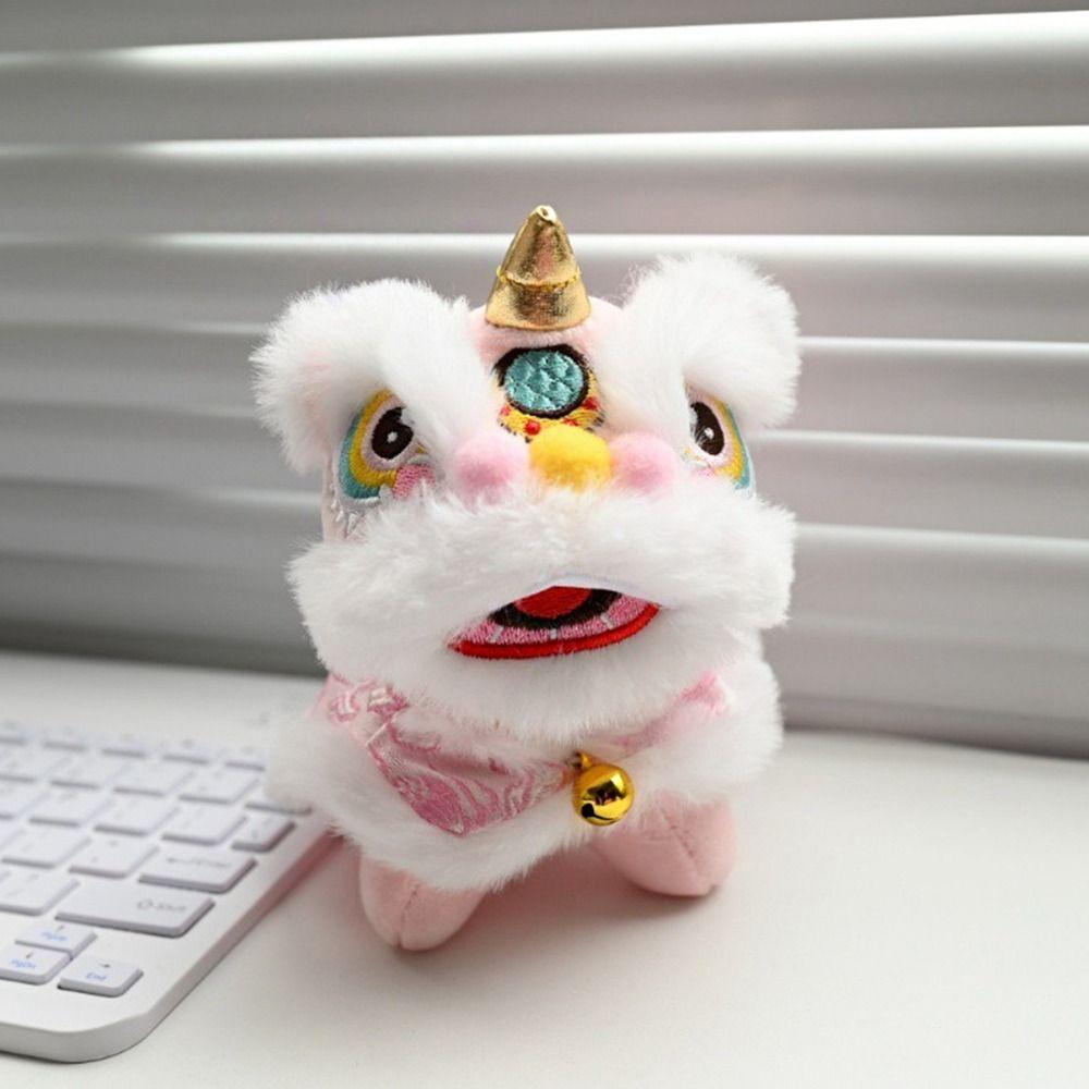 Cartoon Löwentanz Anhänger Erweckter Löwe Chinesisches Neujahrsgeschenk Taschenanhänger Zubehör
