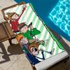 E-Eddsworlds cartoon cute anime Towel Beach Quick Dry Soft Pool Towels Gift for Travel Gym Shower Camping sports