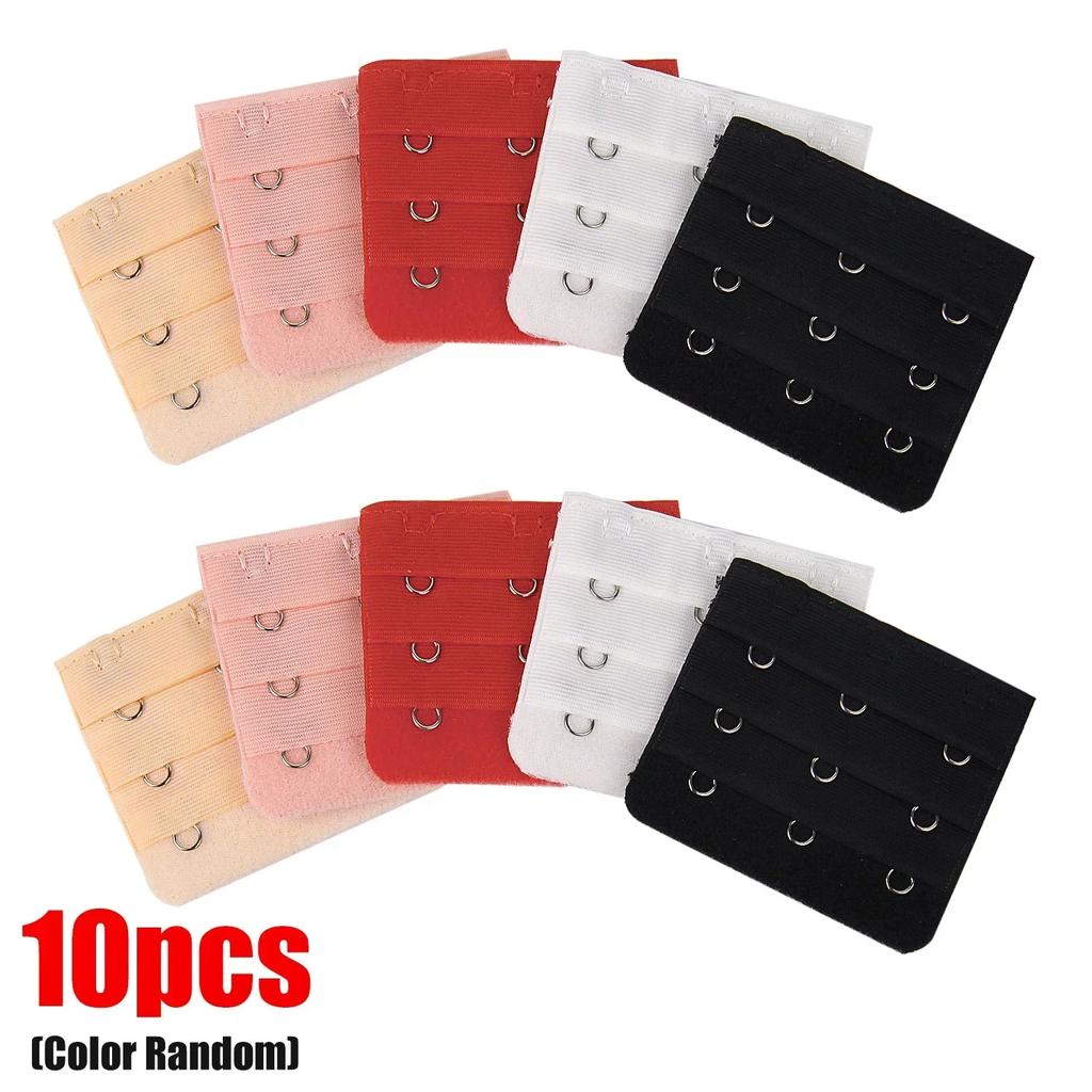 1/10 Stück BH-Verlängerer für Damen Elastischer BH-Verlängerungsriemen Hakenclip Expander Verstellbare Gürtelschnalle Dessous-Zubehör