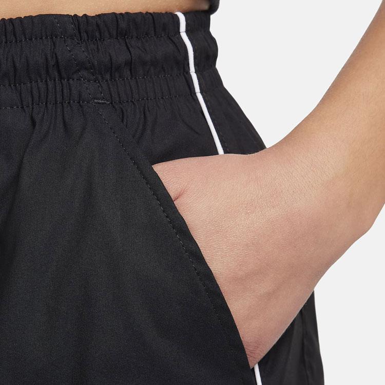 Nike Sportswear Logo Elastic Hem Casual Long Skirt Women skirts Black FV4970-010