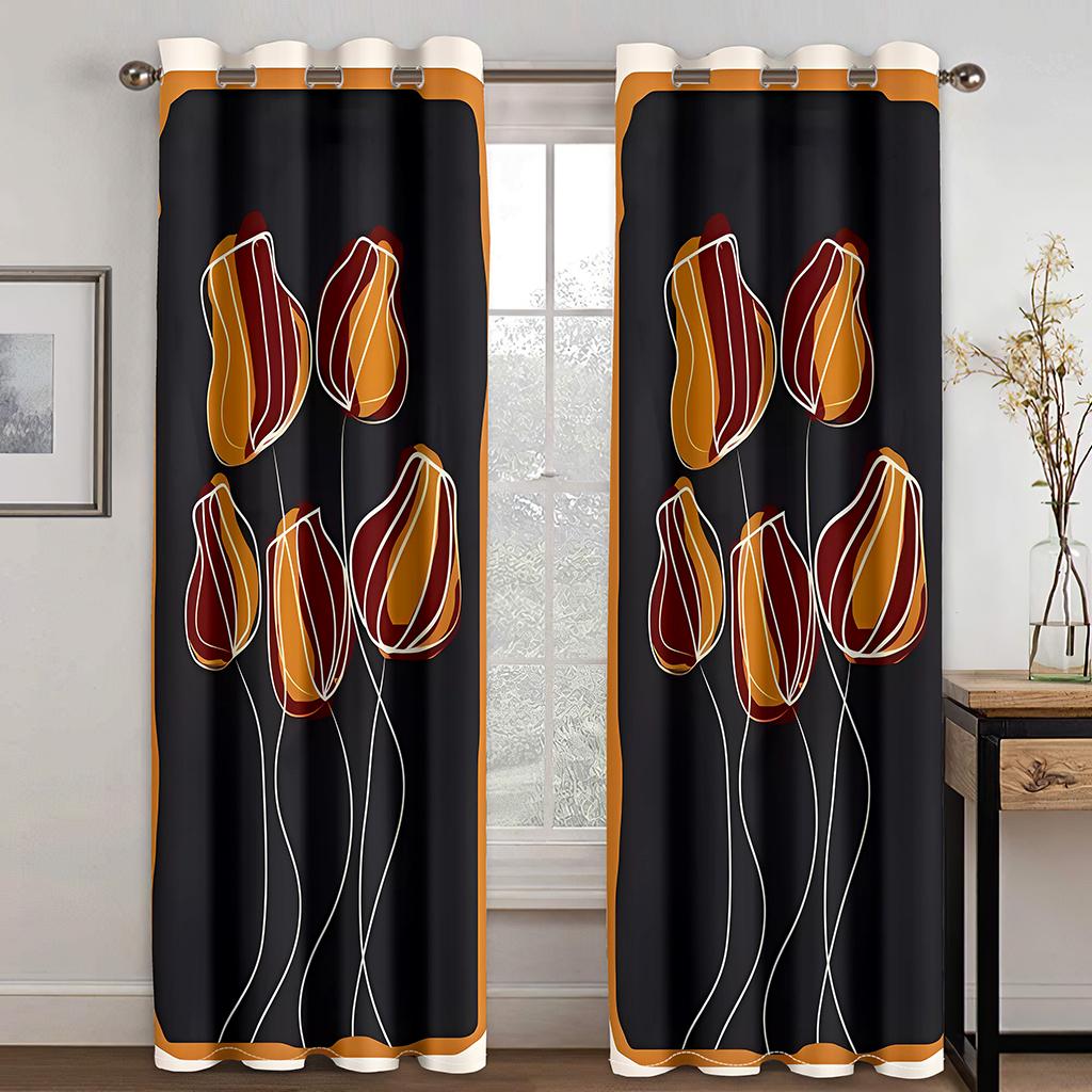Elegant Abstract Artworks Morandi  Window Curtains Blinds For Kids Bedroom Living Room Bathroom Kicthen Door Hall Home Decor