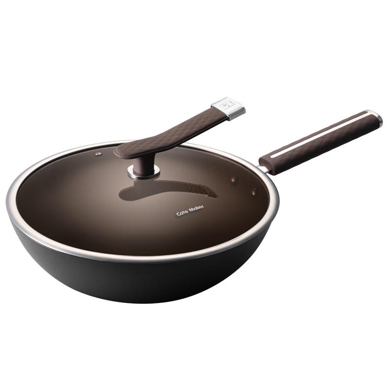 

Katemake 32cm Roman Series Titanium-Iron Wok