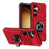 Phone Case for Samsung Galaxy S25 FE S26 S24 Ultra Plus S23 A17 A26 A16 A56 A36 A55 Wallet Card Holder Rotated Ring Kickstand