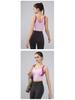 2025 Summer Sports Bra: Fixed Cup, Medium Intensity Yoga & Running Bra for Women