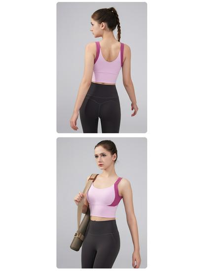 2025 Summer Sports Bra: Fixed Cup, Medium Intensity Yoga & Running Bra for Women