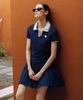 Over Golf Summer Essential Pleated Skirt (Navy)