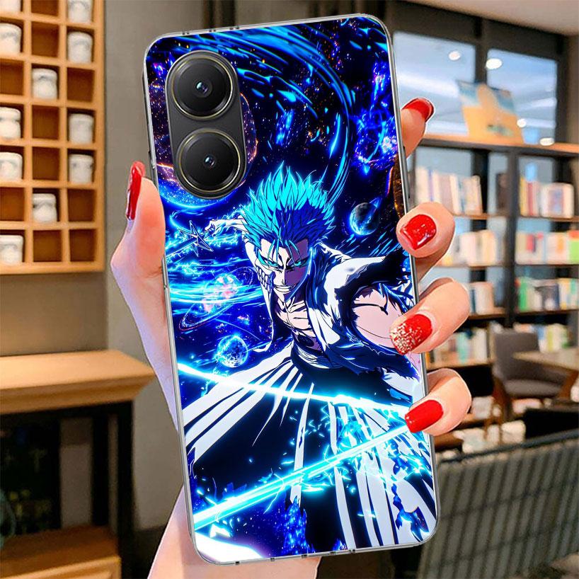 Grimmjow 6 Bleach Phone Case For Xiaomi Poco F7 Ultra X7 X6 X5 Pro M7 Redmi 15C 15 13C 13 12C 12 10C 10 9A 9C 9T 9 Shell Poco F7
